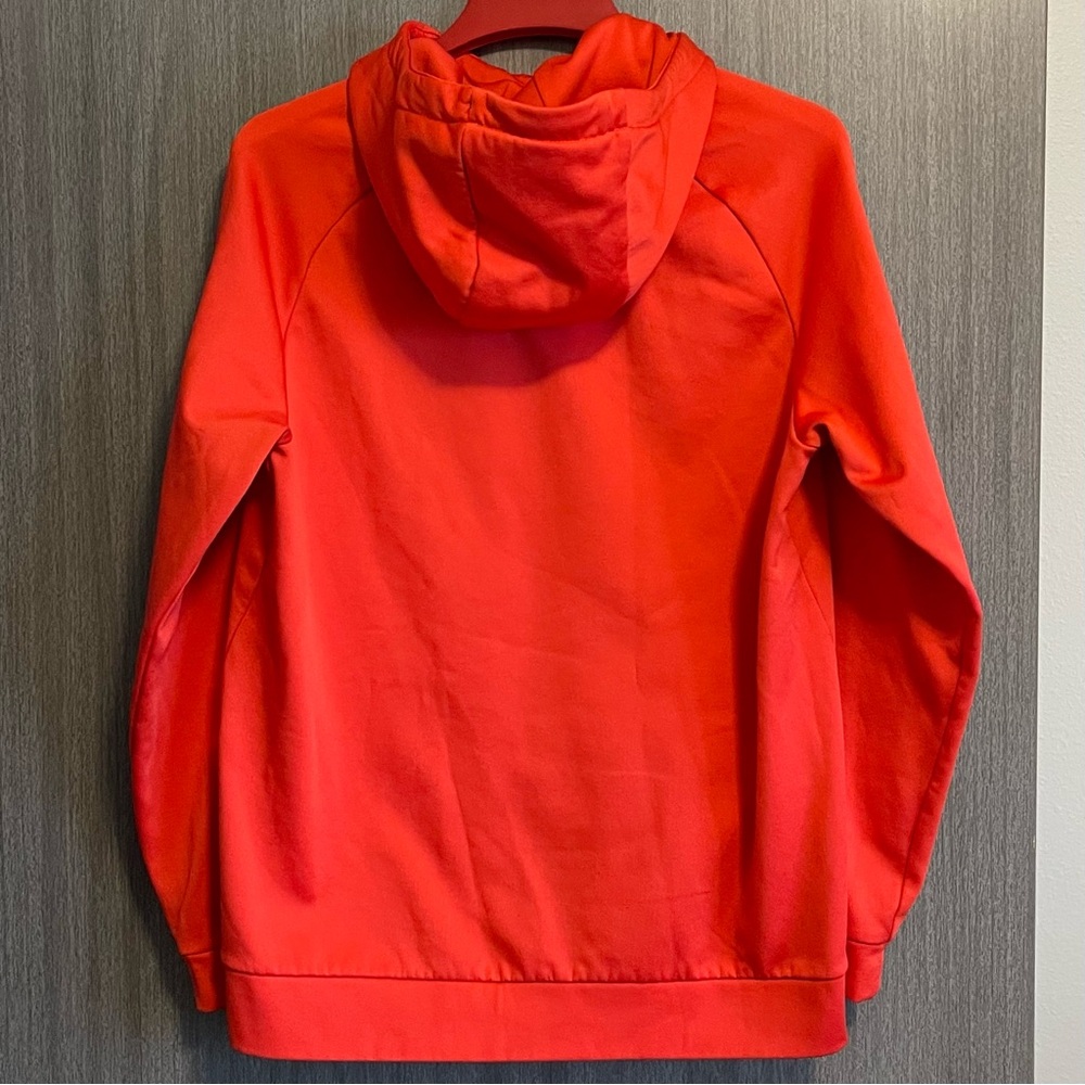 Nike Dri-Fit Swoosh Hoodie - Hot Red & Fleece Lined - Size Medium - Picture 6 of 12